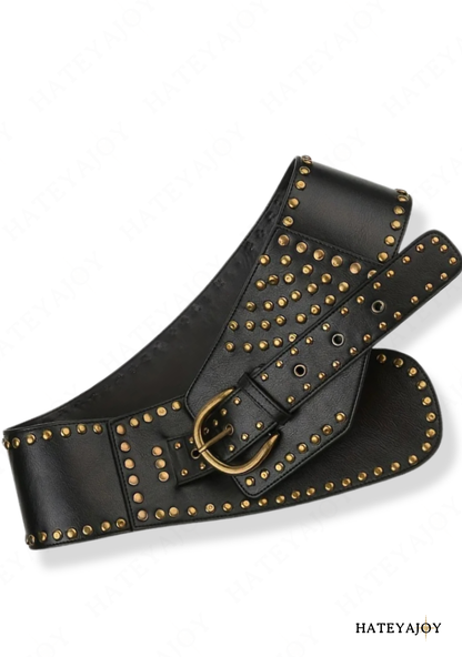 Ceinture Large Cloutée Femme | Winslow