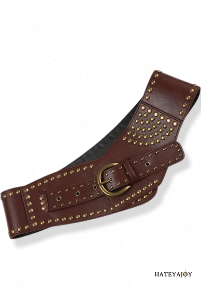 Ceinture Large Cloutée Femme | Winslow