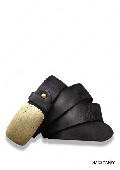 Ceinture Cuir Boucle Métal<br>Austin