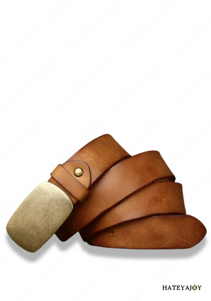 Ceinture Cuir Boucle Métal<br>Austin