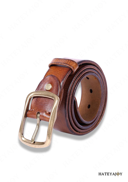 Ceinture Cuir Véritable Femme<br>Boho