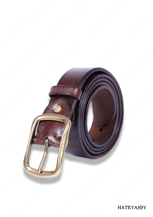 Ceinture Cuir Véritable Femme<br>Boho