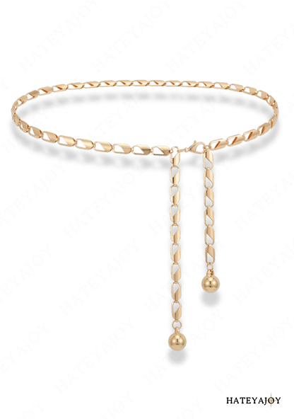 Ceinture Fine Dorée Femme | Elu