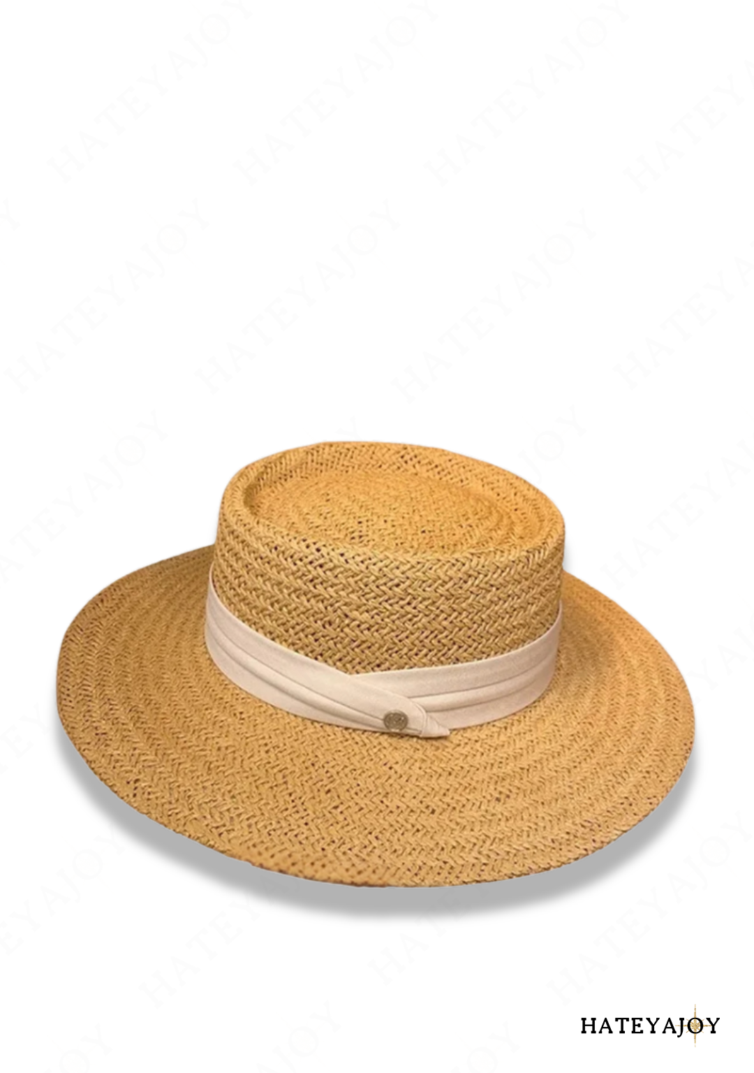 Chapeau De Paille Tressé Serré | Chai
