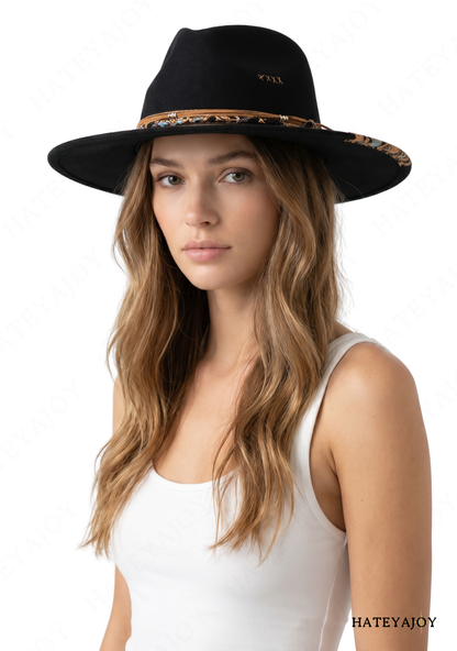 Chapeau Feutre look raffiné Boho Chic<br>Lior