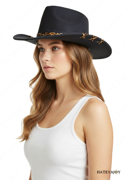 Chapeau Style Western<br>Zebda