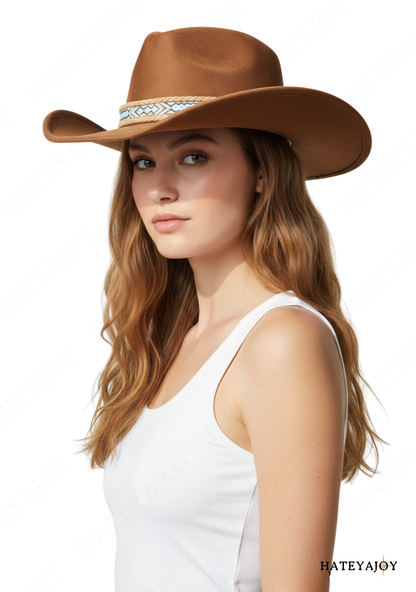 Chapeau Boho Style Western Cowgirl<br>Ginger