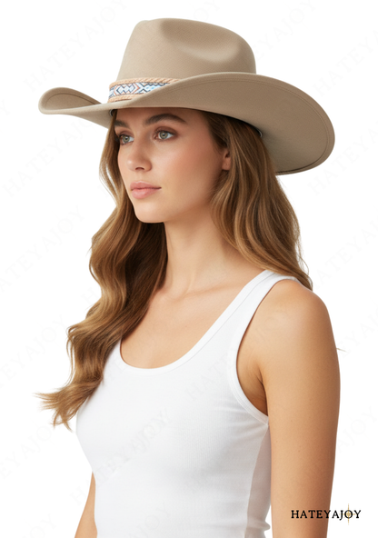 Chapeau Boho Style Western Cowgirl<br>Ginger