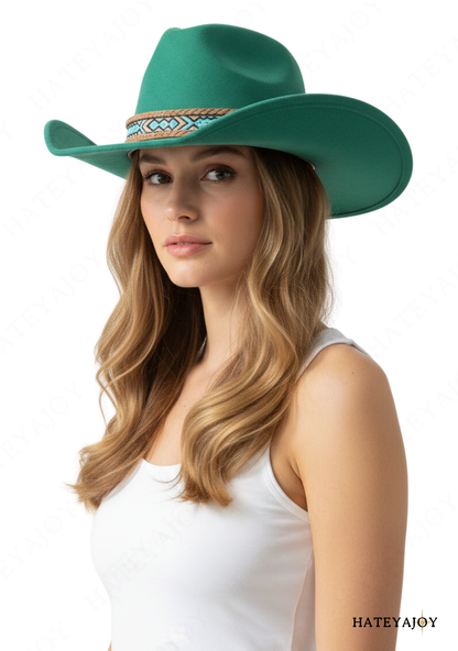 Chapeau Boho Style Western Cowgirl<br>Ginger
