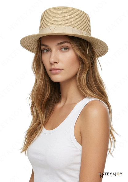 Chapeau De Paille Mariage Bohème | Flugo