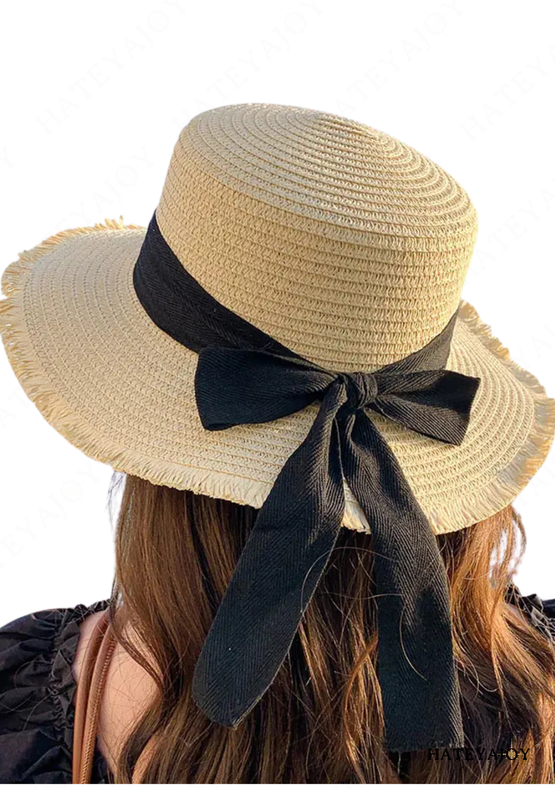 Chapeau De Paille Avec Nœud | Nelly