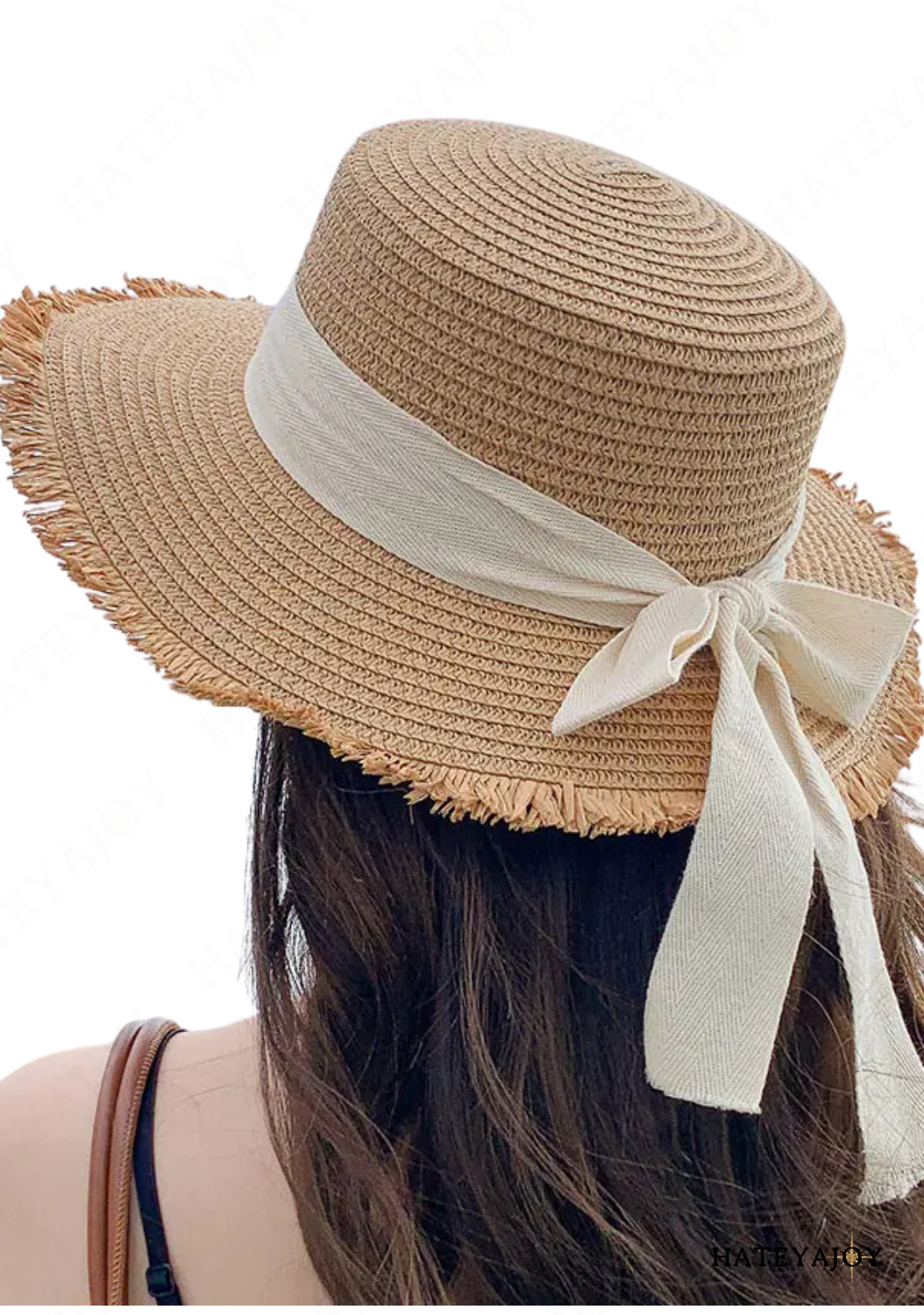 Chapeau De Paille Avec Nœud | Nelly