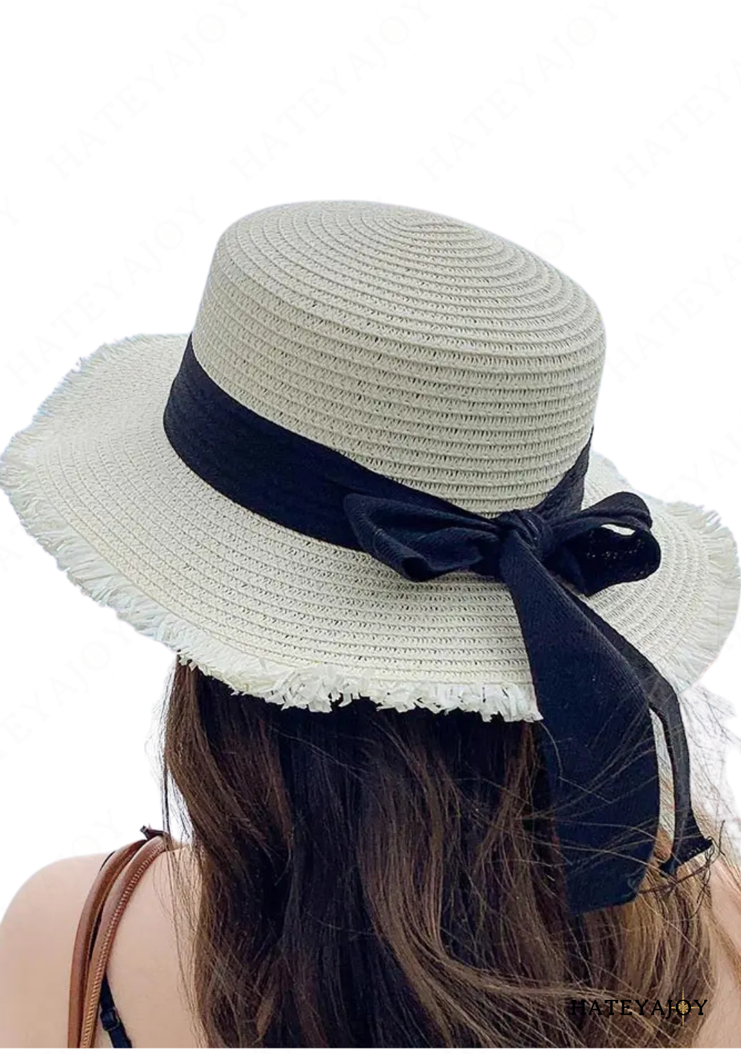 Chapeau De Paille Avec Nœud | Nelly