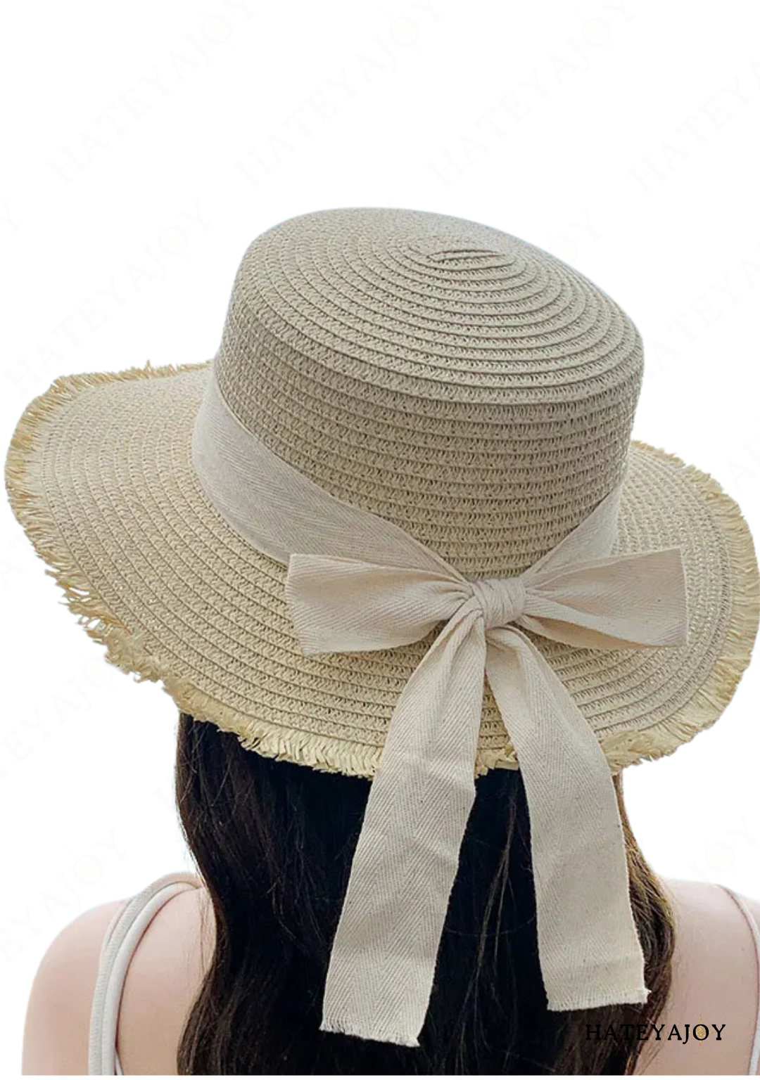 Chapeau De Paille Avec Nœud | Nelly
