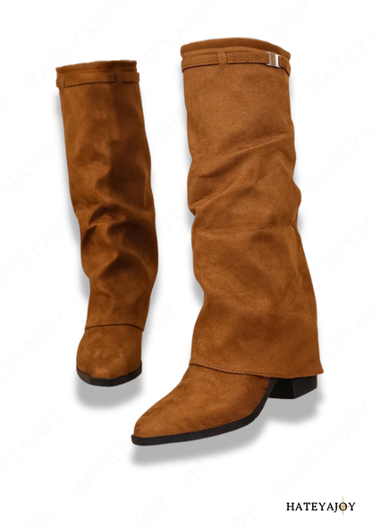 Bottes Hautes Talon carré<br>Trendy's