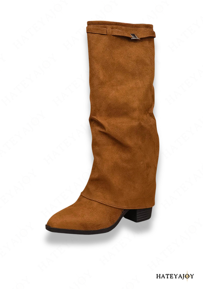 Bottes Hautes Talon carré<br>Trendy's