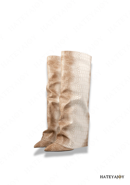 Bottes plissées femme<br>Lisy