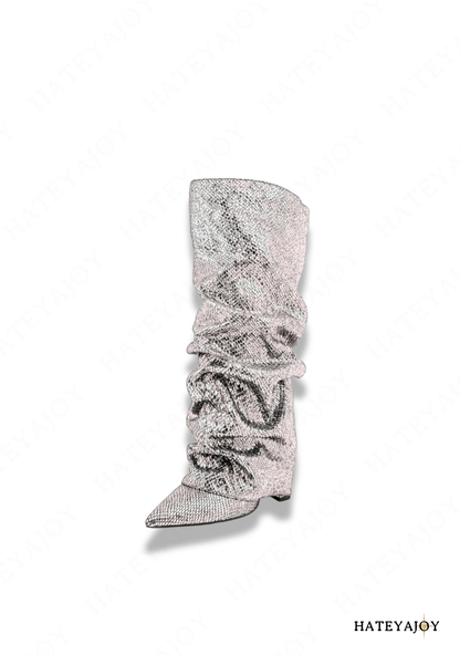 Bottes plissées femme<br>Lisy