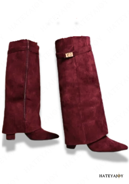 Bottes Hautes à talon carré<br>Teelt