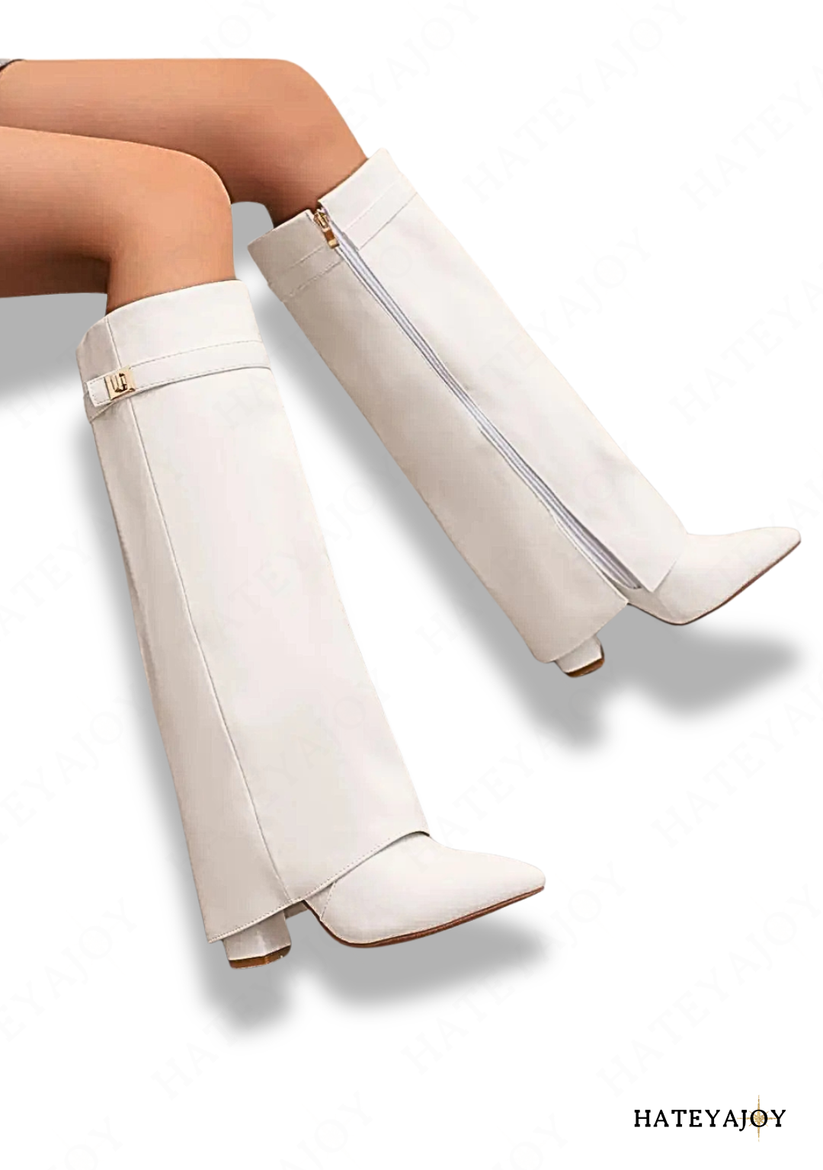 Bottes Hautes Talon Carré Teelt