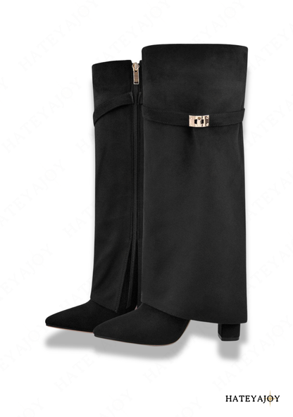 Bottes Hautes à talon carré<br>Teelt