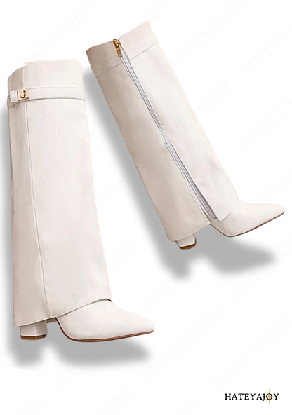 Bottes Hautes à talon carré<br>Teelt