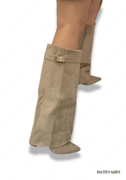 Bottes Hautes à talon carré Teelt