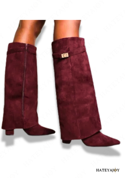 Bottes Hautes à talon carré<br>Teelt