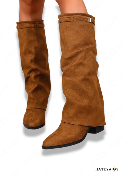 Bottes Hautes Talon carré<br>Trendy's