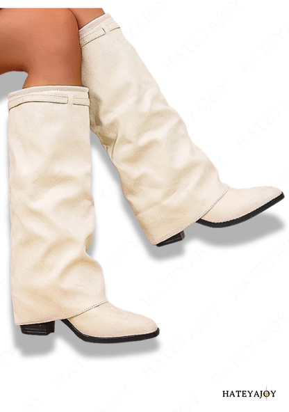 Bottes Hautes Talon carré<br>Trendy's