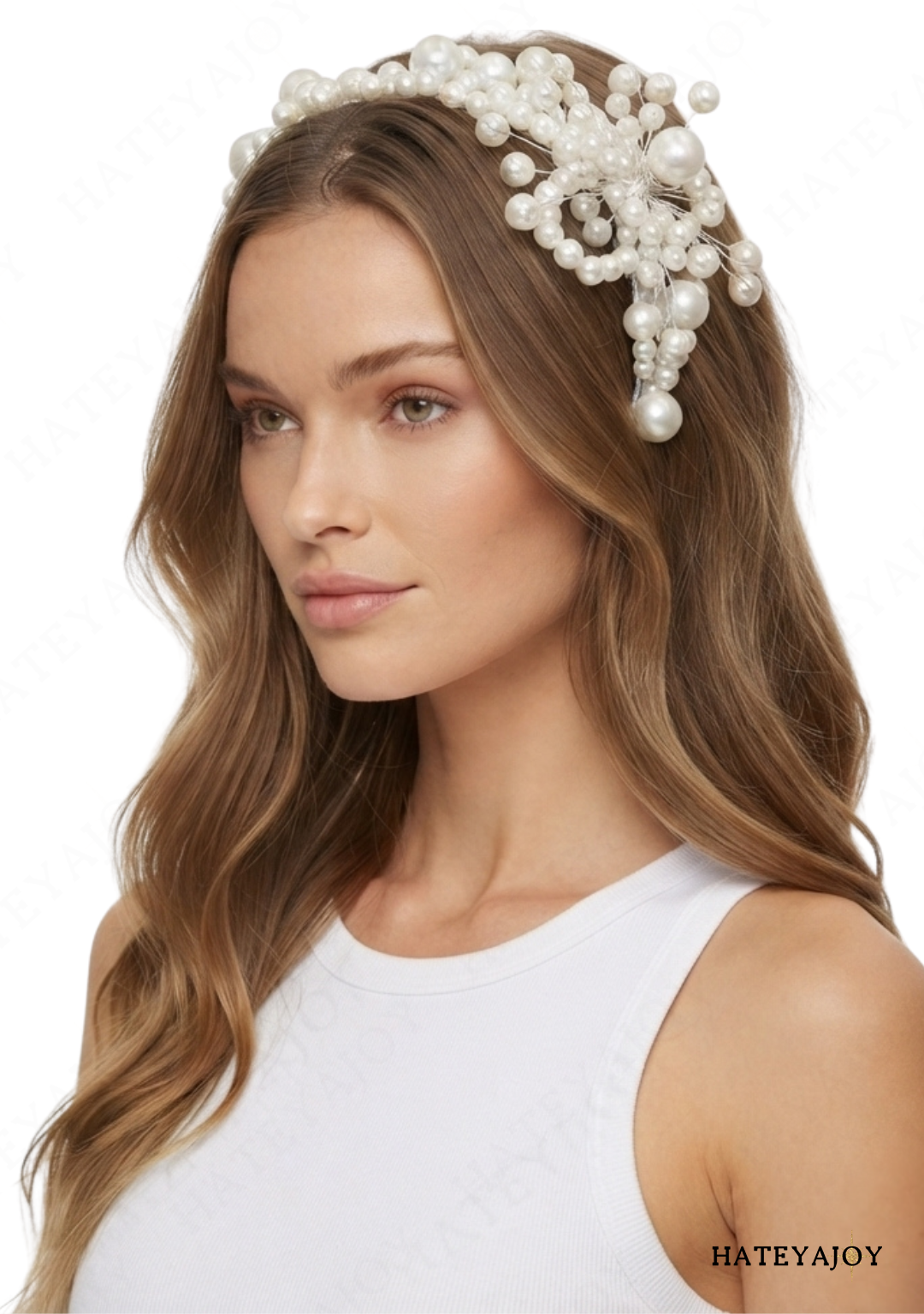 Serre Tête Blanc Mariage