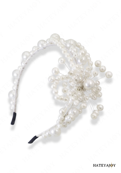 Serre Tête Blanc Mariage
