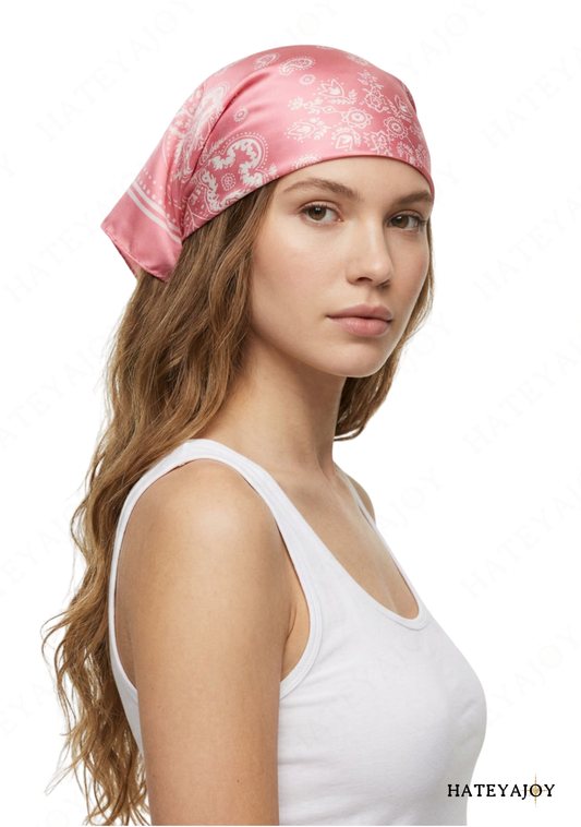 Foulard Carré Satin Femme Boho Wild Soul