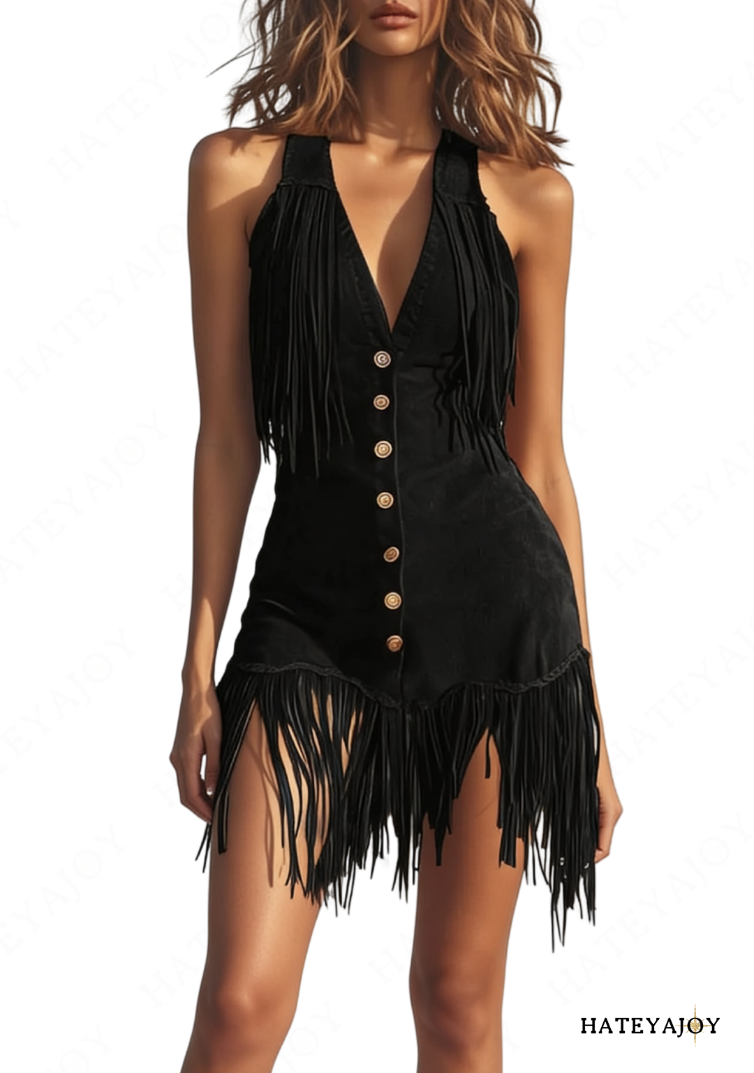 Robe A Frange Style Indienne | Awaka