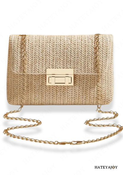 Sac A Main Bandoulière En Paille | Adrienne