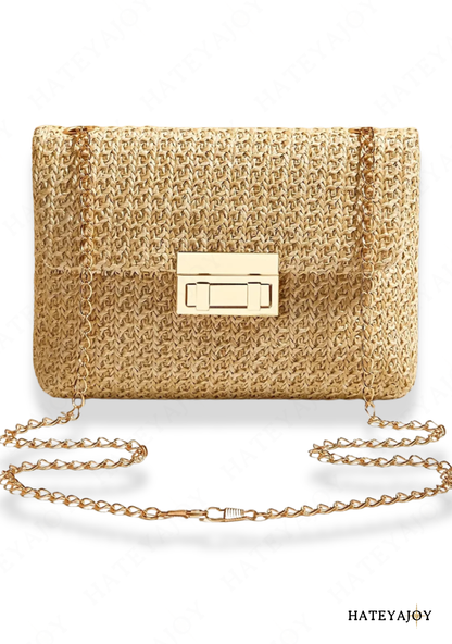 Sac A Main Bandoulière En Paille | Adrienne