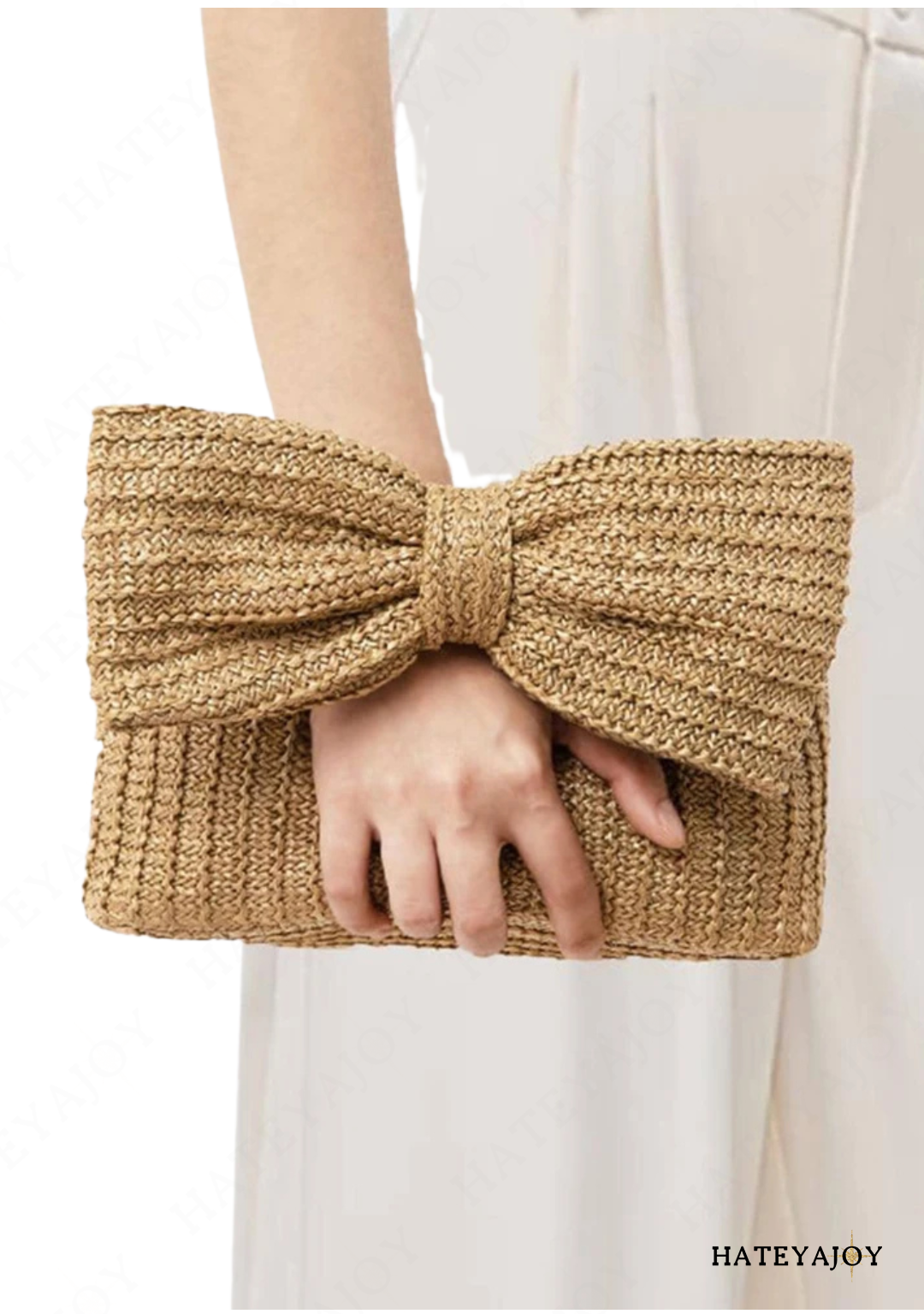 Pochette Paille Mariage | Noeudy