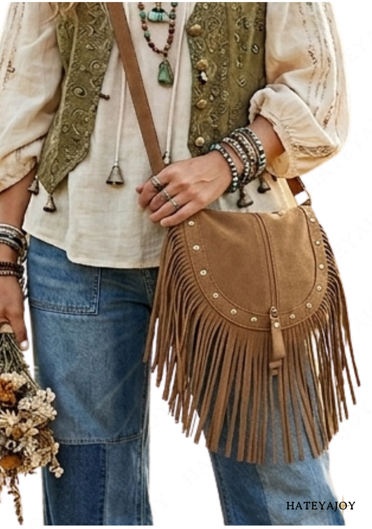 Sac Bandoulière Franges Hippie Boho | Simone