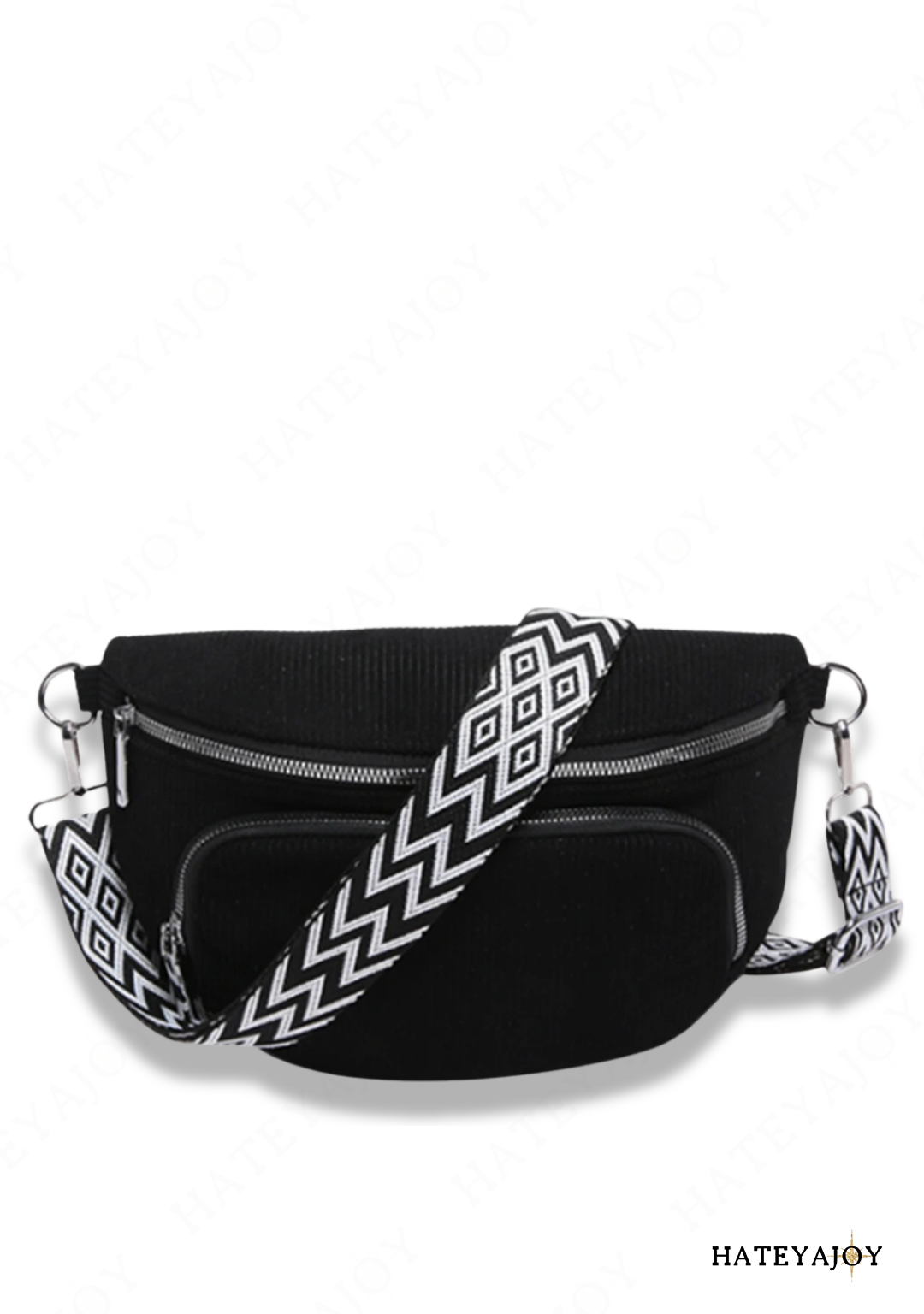 Sac Banane Femme Velours Côtelé<br>India