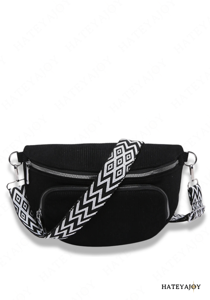 Sac Banane Femme Velours Côtelé<br>India