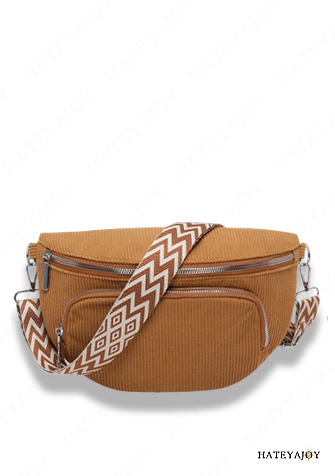 Sac Banane Femme Velours Côtelé<br>India