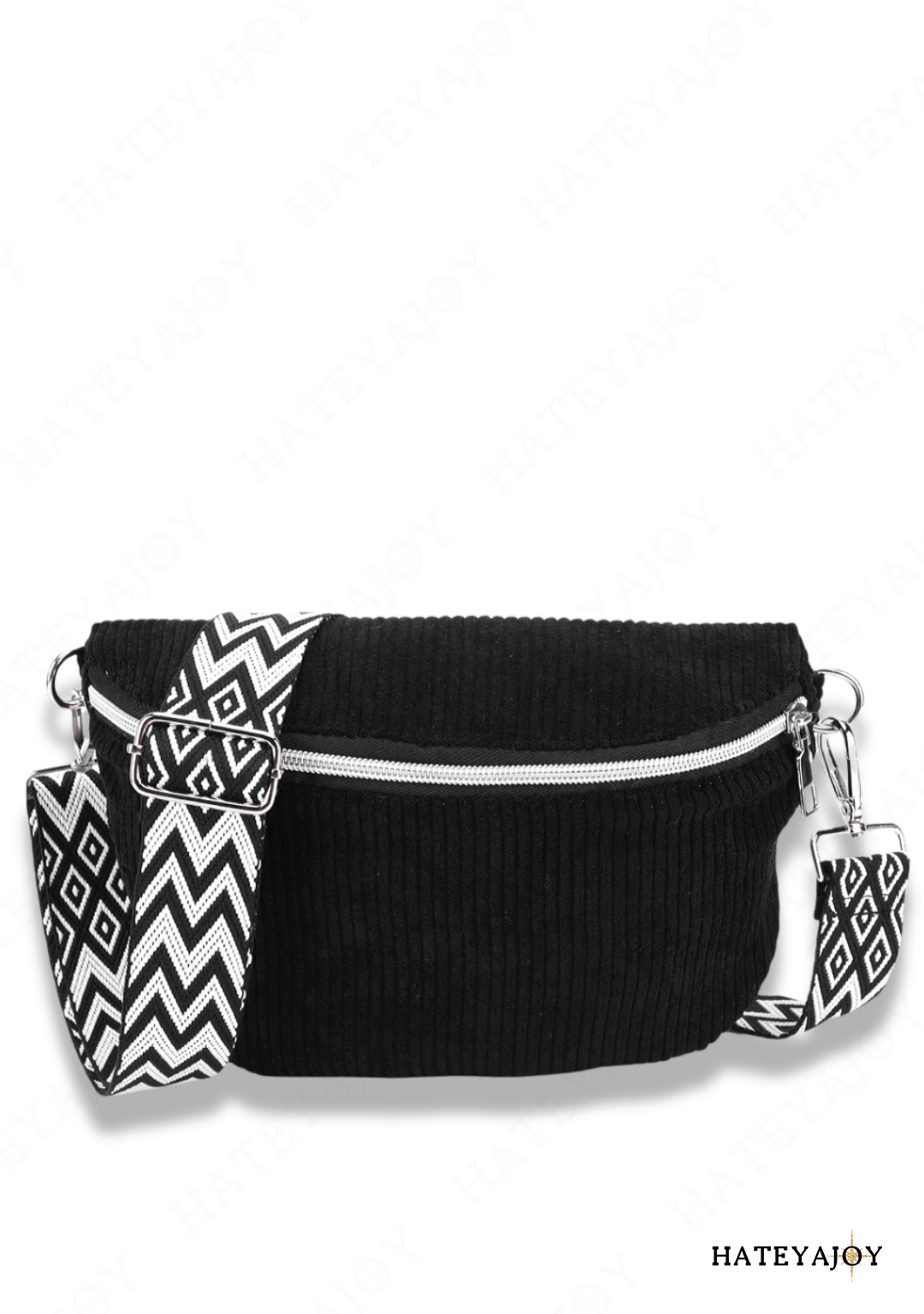 Sac Banane Femme Velours Côtelé<br>India