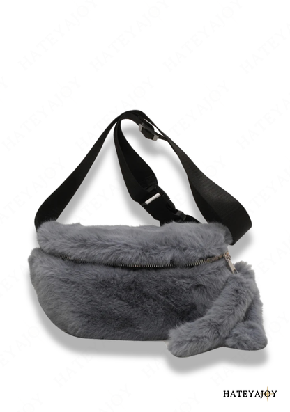 Sac Banane Fourrure Femme<br>Dol'sol