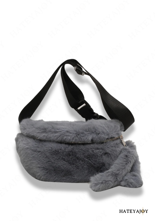 Sac Banane Fourrure Femme<br>Dol'sol