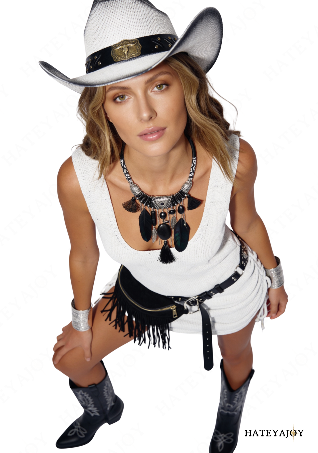 Tenue Festival Blanc et Noir | White Mirage