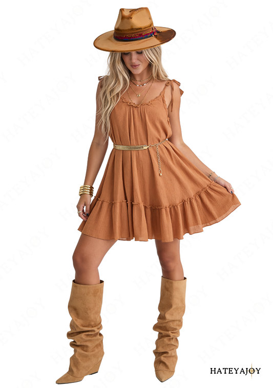 Robe Boheme En Lin Coton | Moov