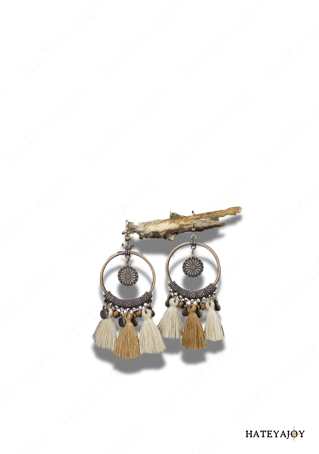 Boucles d’oreilles Boho Pompons<br>Zenitude