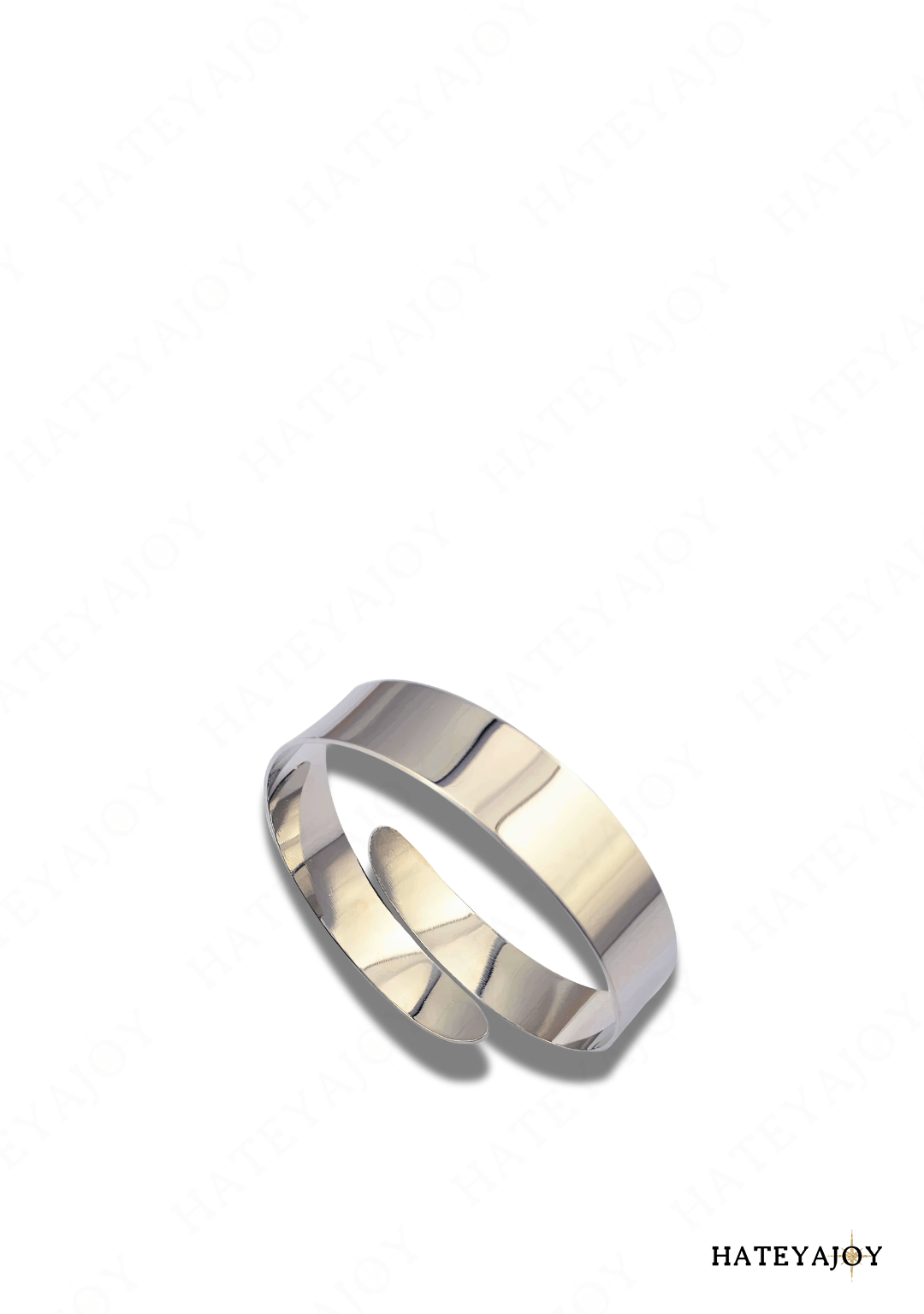 Bracelet Bohème Chic Ouvert | Ilyas | HateyaJoy Argenté Métal