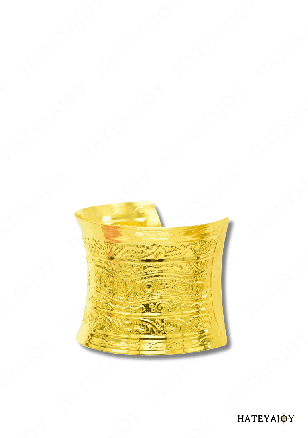 Bracelet Manchette Alliage Bohème | Nayati | HateyaJoy Doré
