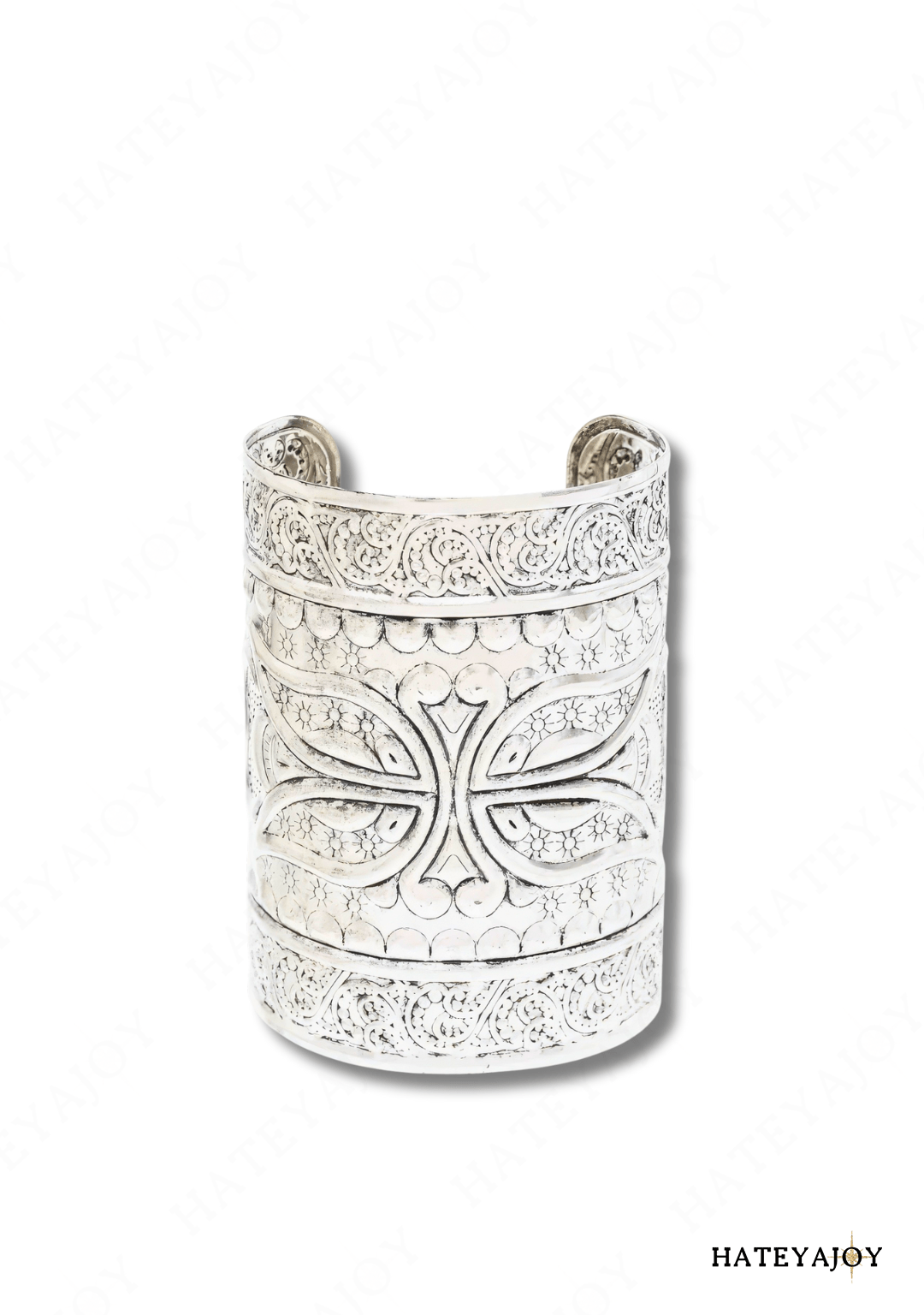 Bracelet Manchette Bohème | Mahala | HateyaJoy Vintage Argenté